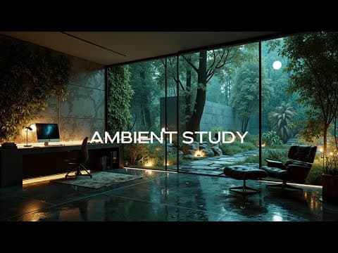 Deep Work Focus Music ~ Ambient Study Sounds for Enhanced Productivity & Calm