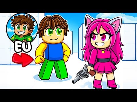 I'm PRETENDING *NOOB* in RIVALS on ROBLOX...