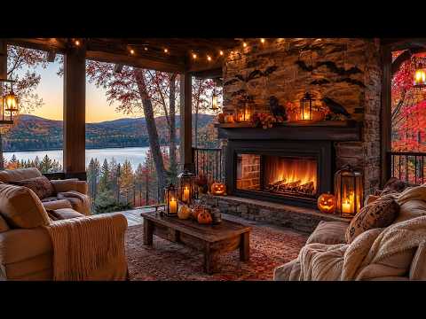 Fire Sound 🔥 Cozy Fireplace with Autumn for Gathering & Comfort