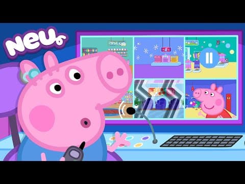 Peppa-Wutz-Geschichten 📺 Sicherheitsraum 👮 Videos für Kinder