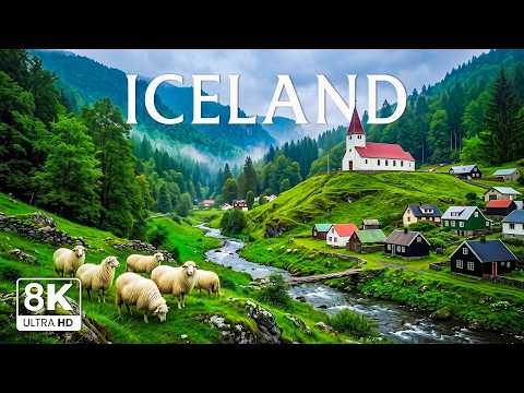 ICELAND 8K 🇮🇸 | A Mystical Land of Fire & Ice – Glaciers, Volcanoes & Waterfalls
