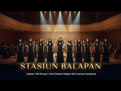 STASIUN BALAPAN - Orkestra Ciptaan Didi Kempot | Aransemen Epik Javanese Nusantara Yang Menyejukkan