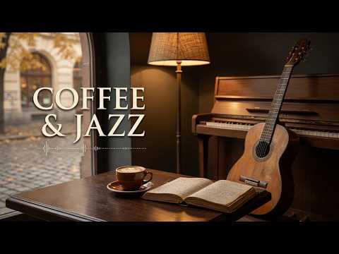 Winter Cafe Jazz ☕ Warm Bossa Nova & Fireplace Ambience for Relaxing