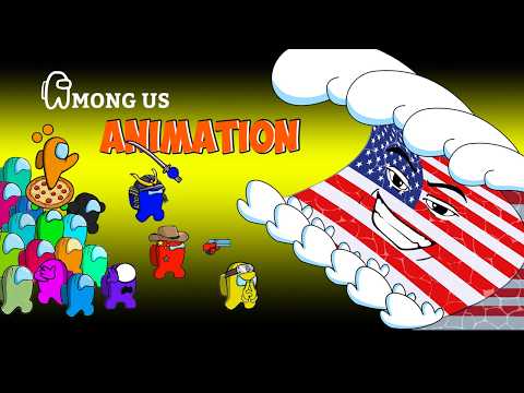 [어몽어스 Among Us] Survival Mode Countries in Escape Tsunami Roblox - AMONG US FUNNY ANIMATION