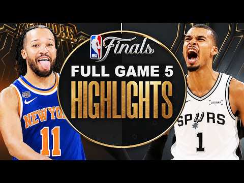 Spurs vs Knicks Full Game 5 - June 13, 2026 | Finals