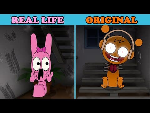 Pinki Got STUCK in Oren’s Monster House!  😱 | Real Life vs Original
