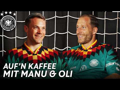 This LEGEND texted Manu ahead of the WC 😲 | Coffee talk with Manuel Neuer & Oli Baumann 🧤