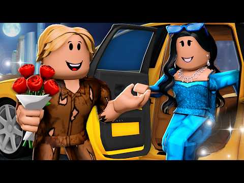 He Fell In LOVE With A BILLIONAIRE! (A Roblox Movie)