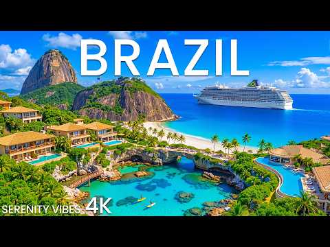 Brazil 4K Drone Footage | Rio’s Famous Beaches, Lush Mountains &amp; Tropical Summer