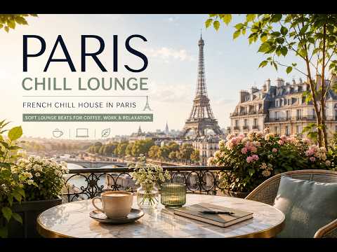 French Chill House in Paris 🌿 Soft Lounge Beats for Coffee, Work & Relaxation