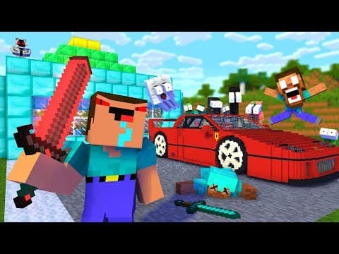 ENTITY NOOB VS HEROBRINE | ratki Animation