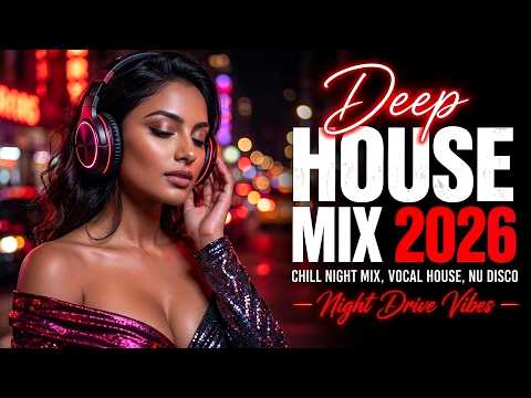✨ Night Lounge Beats  Deep House Mix 2026  Vocal House & Night Drive