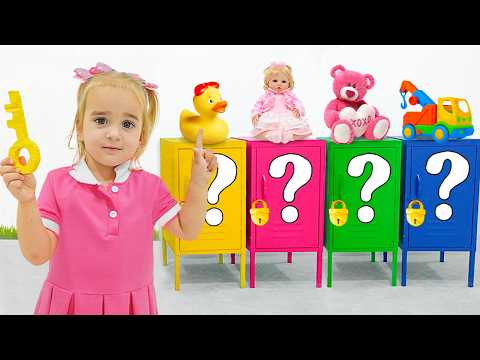 Alice finds the key and opens mysterious boxes