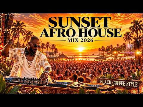 🔴 LIVE 🔥 Afro House 2026 | Deep Melodic Afro House & Black Coffee Style 🌅