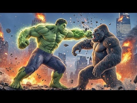 Hulk vs. King Kong: Who Is TRULY The Strongest?