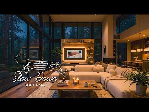Slow Down After a Long Day | Cozy Rain & Soft Piano