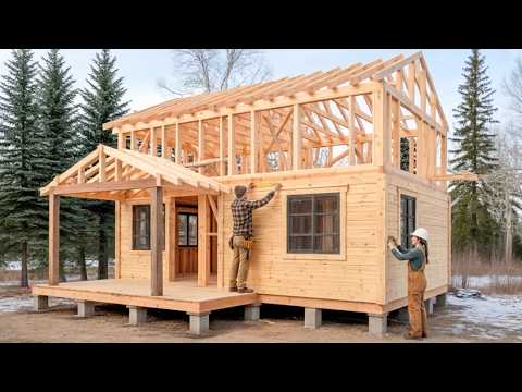 Couple Builds Their Dream Tiny Home for Only $5,000 | Start to Finish by @Do & Be Different  ​