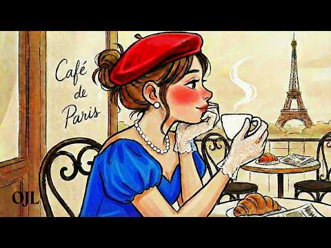 Spring in Paris Café ☕️ French Vintage Jazz