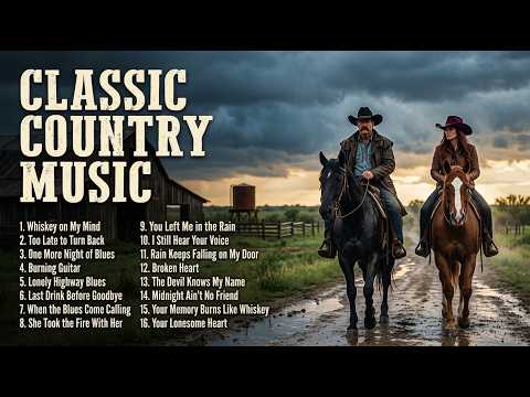 Classic Country Old Songs 60s 70s 80s – Best Vintage Country Music Collection