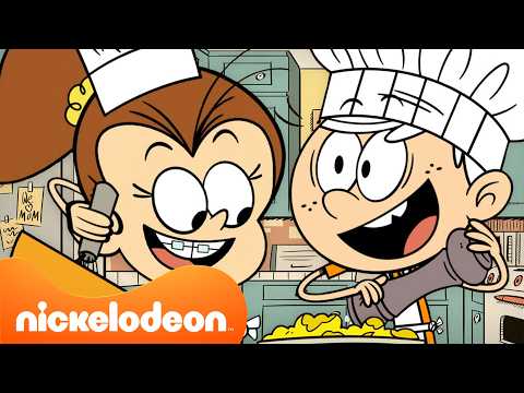 Loud House | Os Loud cozinham por uma hora inteira! 🍳 | Nickelodeon em Português