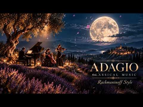 9 Most Beautiful Emotional Adagio Music | Rachmaninoff Inspired Violin & Piano for Relaxation