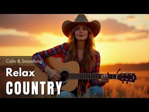 【Country Relax 54】Cozy Playlist / for Relax / Work / Pop / Ballad / Study / Coffee 🤠🎶