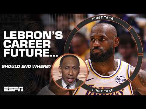 Stephen A. says if LeBron wants to FINISH A CHAMPION he needs to GO HOME! ➡️ | First Take