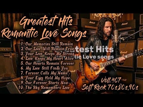 ❤️Greatest Hits Romantic Love Songs | Soft Rock 70s,80s,90s | Our Memories Still Remain | Voll.407❤️