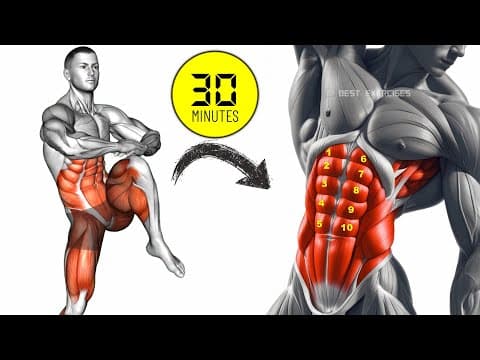 30-Minute Standing Abs Workout for Extreme Fat Burn & Sculpted Core (No Floor Needed)