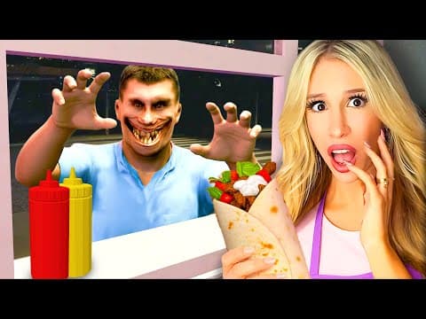 Working The NIGHT SHIFT At A SCARY SHAWARMA KIOSK… W/ @Kat @BriannaPlayz