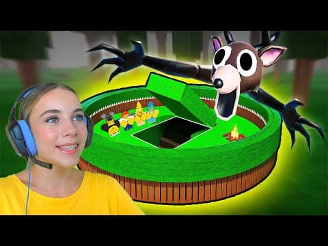 ПОСТРОИЛА СЕКРЕТНУЮ БАЗУ В 99 ДНЕЙ ВЫЖИВАНИЯ В ЛЕСУ С АЛЁНОЙ в ROBLOX!