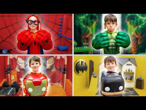 Little Spider-Man is missing! 🕷️ Superhero Hide & Seek Challenge 🦸