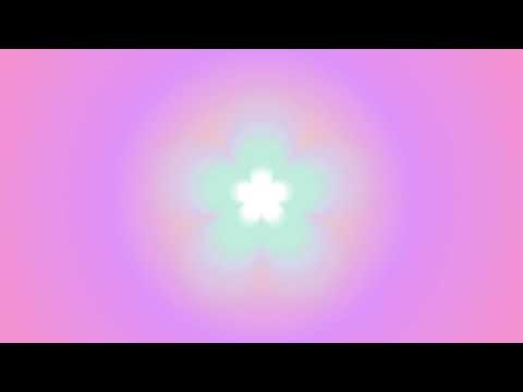 Whimsical Soft Pink Green Flower Aesthetic Aura | Background Wallpaper 2hr