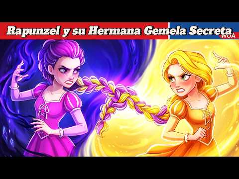 Rapunzel and Her Secret Twin Sister: The End of the Curse! 👸💜✨ #FairyTales