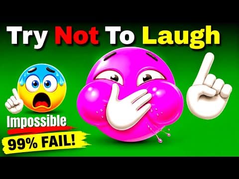 TRY NOT TO LAUGH 😭 Hardest Challenge on YouTube 