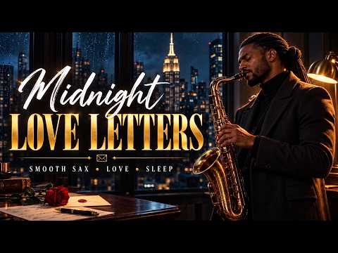 Midnight Love Letters 🎷 The Most Romantic Saxophone You'll Hear Tonight | Smooth Jazz for Sleep