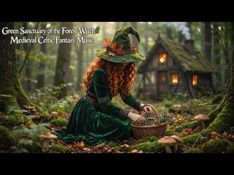Green Sanctuary of the Forest Witch 🌿 | Medieval Celtic Fantasy Music for Relaxation & Focus