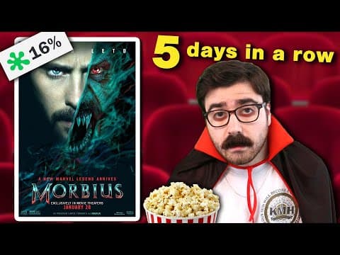 I went to see Morbius 5 days in a row