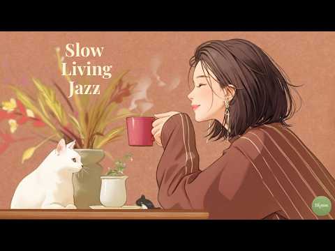 Slow Living Jazz ☕ Warm afternoons, coffee, and a cat by your side | 1940s Cafe BGM スローライフジャズ