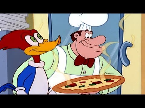 Woody Woodpecker LOVES Pizza 🍕 | Woody Woodpecker in Portuguese