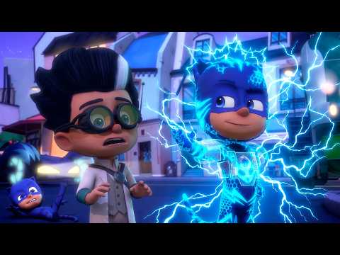 Catboy vs. Robot Cat ⚡️ PJ Masks in Portuguese ⚡️ Full Episode 💚 Cartoons