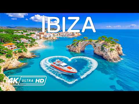 Ibiza 🇪🇸 4K Drone Footage | Dalt Vila, Turquoise Coves & Mediterranean Island Paradise