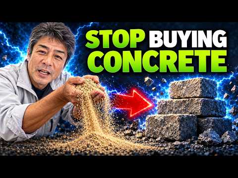 Stop Paying for Concrete — This Japanese Method Turns Plain Sand Into Solid Stone