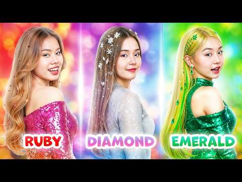 Poor Emerald Vs Rich Ruby Vs Giga Rich Diamond! Who Is The Best?