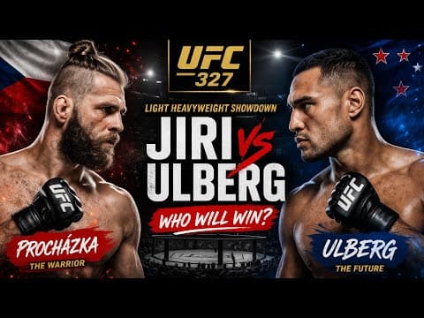 Jiri Procházka vs Carlos Ulberg FULL FIGHT Breakdown | UFC 327 🔥