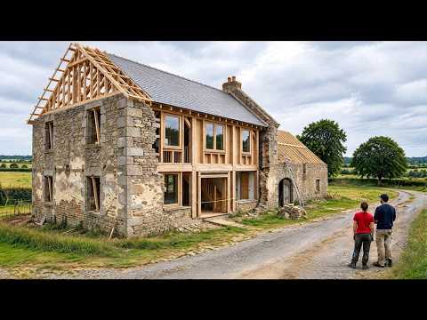 Couple Spends 3 Years Transforming a 100-Year-Old Farmhouse Into Their Dream Home by@sullivan_yt