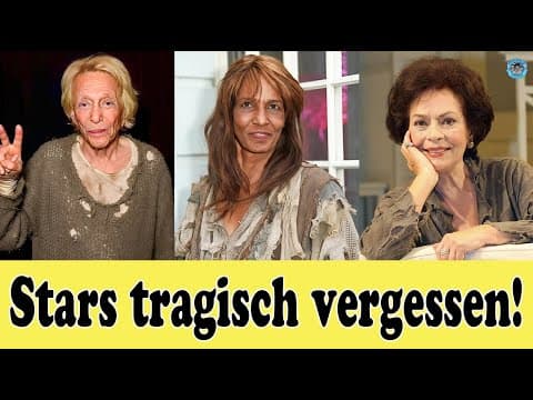16 deutsche Stars starben arm, obdachlos und tragisch vergessen.😢
