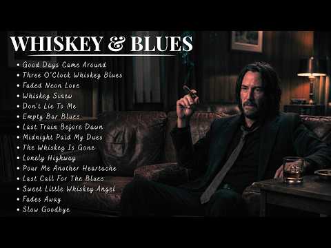 Midnight Whiskey Blues 🍂 Smooth Blues Mix for Late Night Relaxation & Whiskey Vibes