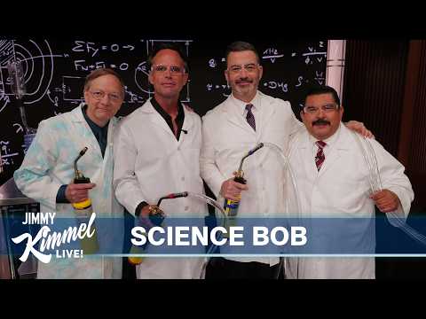 Amazing Experiments with Science Bob Pflugfelder, Jimmy Kimmel &amp; Walton Goggins