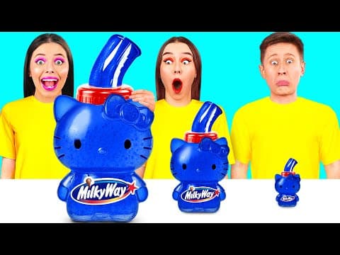 Big, Medium and Small Plate Challenge | Awesome Kitchen Hacks